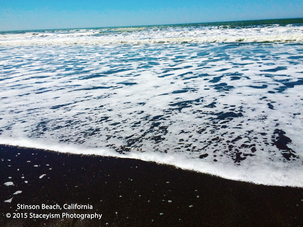 Stinson Beach waves rolling in 4-3-15