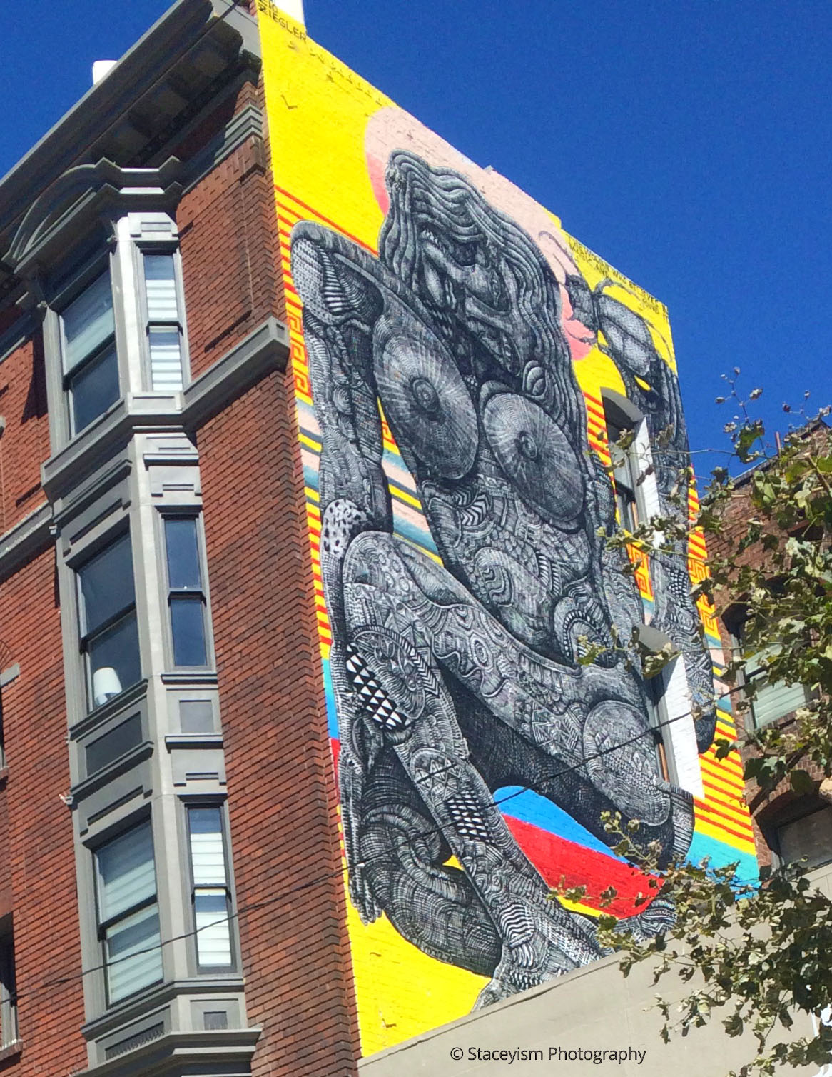 Mural on Van Ness in SF